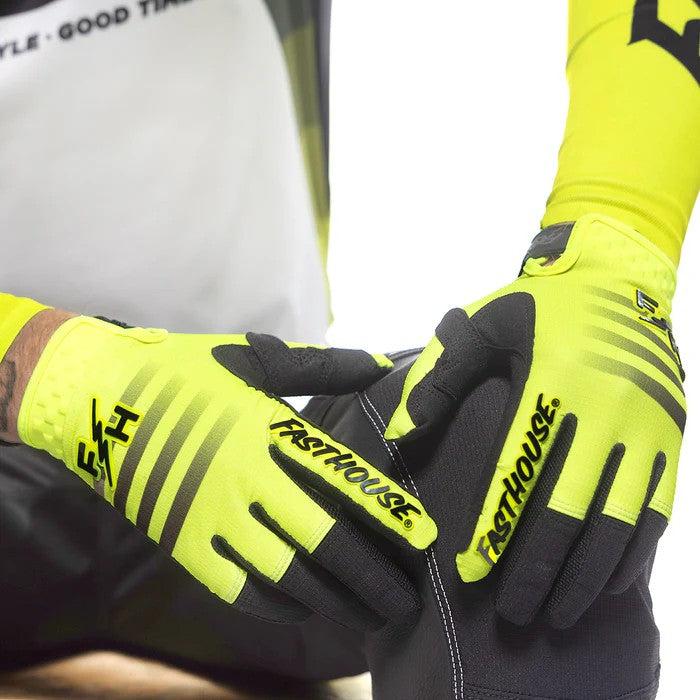 ถุงมือไบท์เกอร์ FASTHOUSE ELROD HYPERSONIC GLOVE HIGH-VIZ