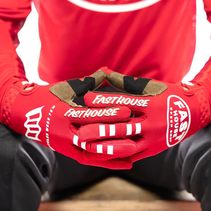 ถุงมือไบท์เกอร์ FASTHOUSE SPEED STYLE RAMBLE GLOVE RED