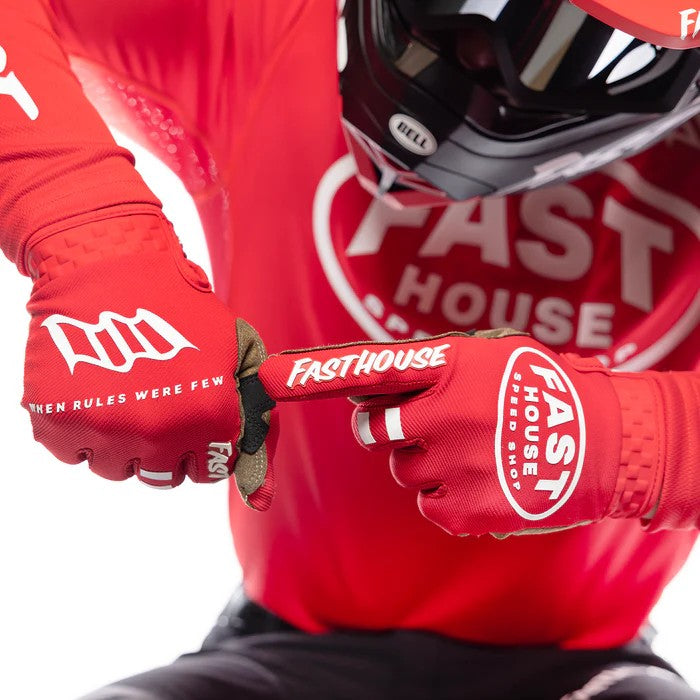 ถุงมือไบท์เกอร์ FASTHOUSE SPEED STYLE RAMBLE GLOVE RED