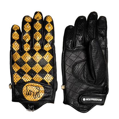 ถุงมือ HOLYFREEDOM BULLIT YELLOW GLOVES BLACK YELLOW