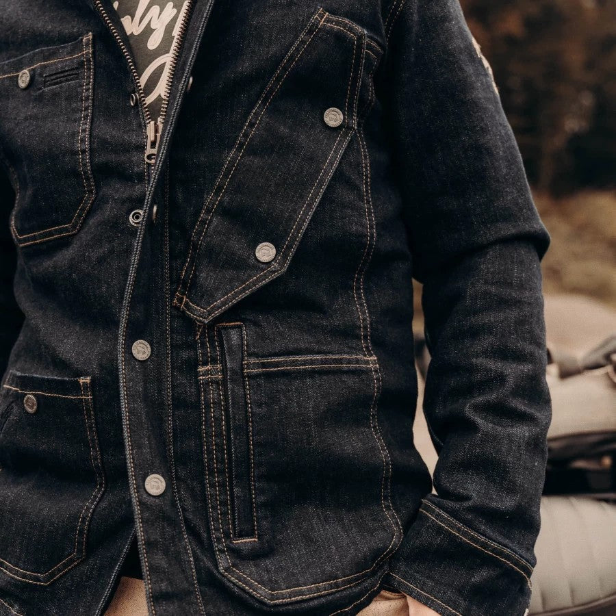 เสื้อการ์ดแจ็คเก็ต HOLYFREEDOM KING DENIM JACKET