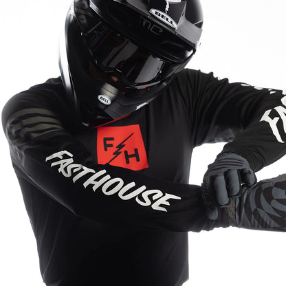 เสื้อแขนยาว FASTHOUSE CARBON ECHO LS JERSEY BLACK
