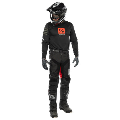 เสื้อแขนยาว FASTHOUSE CARBON ECHO LS JERSEY BLACK