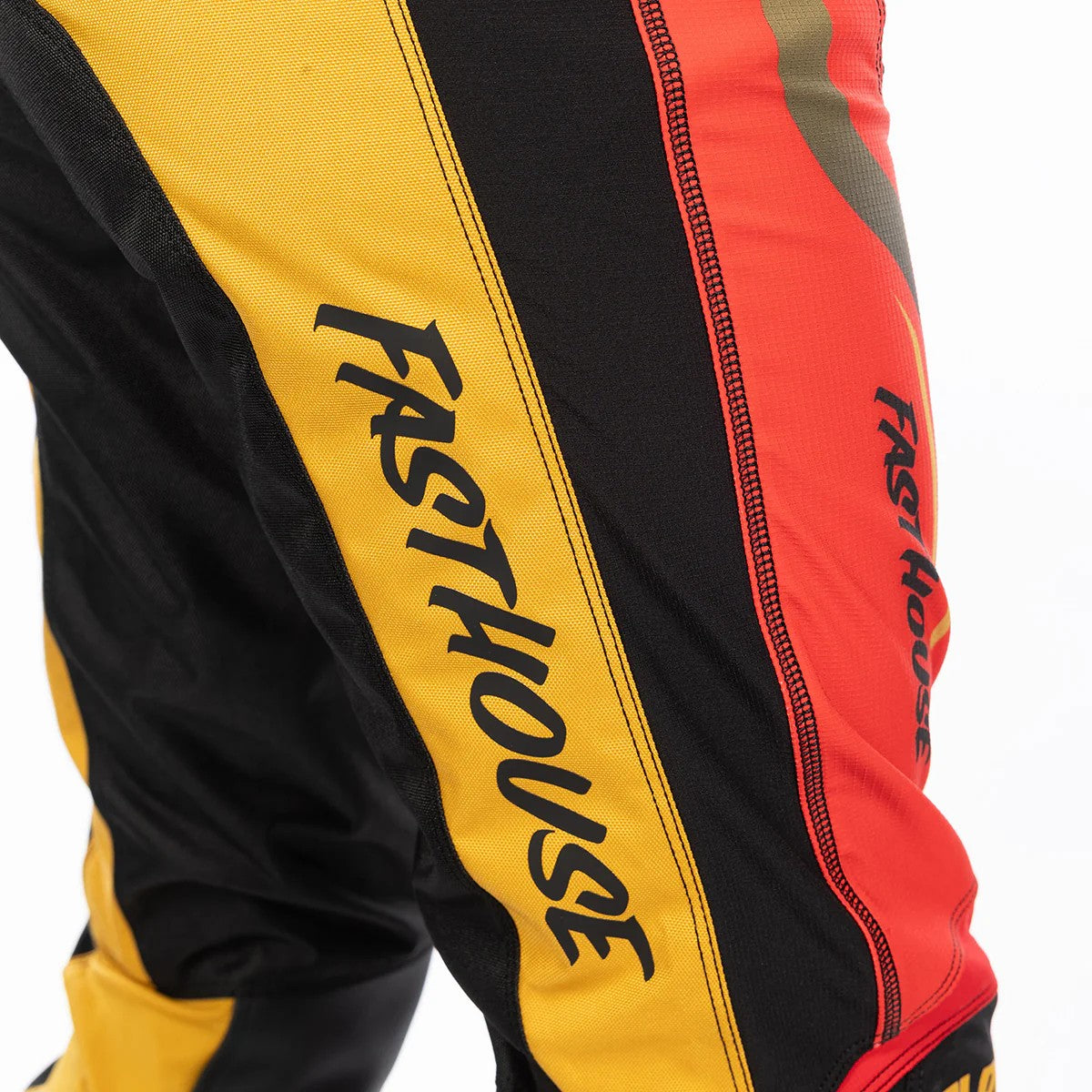 กางเกง FASTHOUSE ELROD REACT PANT RACING RED BLACK