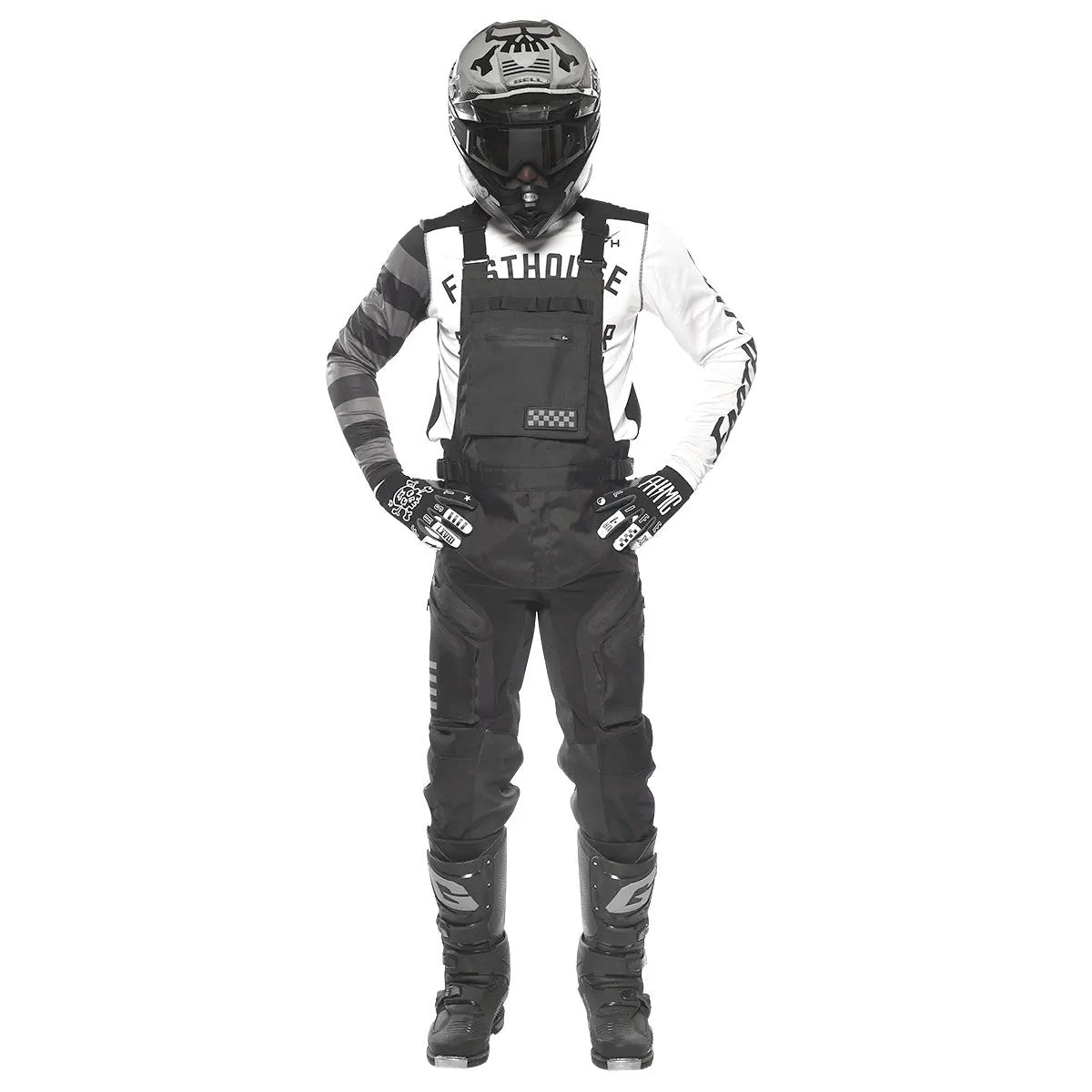 ชุดเอี๊ยม FASTHOUSE MOTORALL MX BLACK