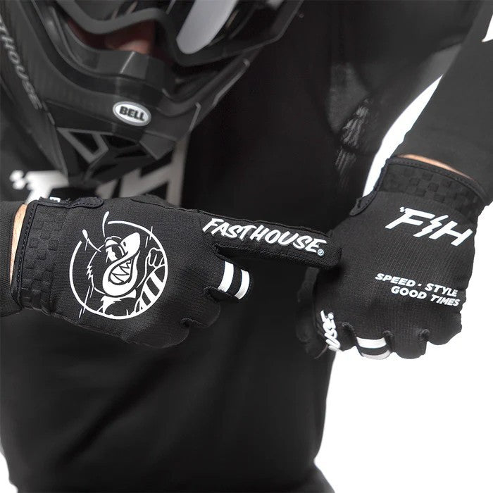 ถุงมือไบท์เกอร์ FASTHOUSE ELROD OG GLOVE BLACK